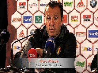 Marc Wilmots: "Ma défense: Alderweireld, Denayer, Vermaelen et Vertonghen"