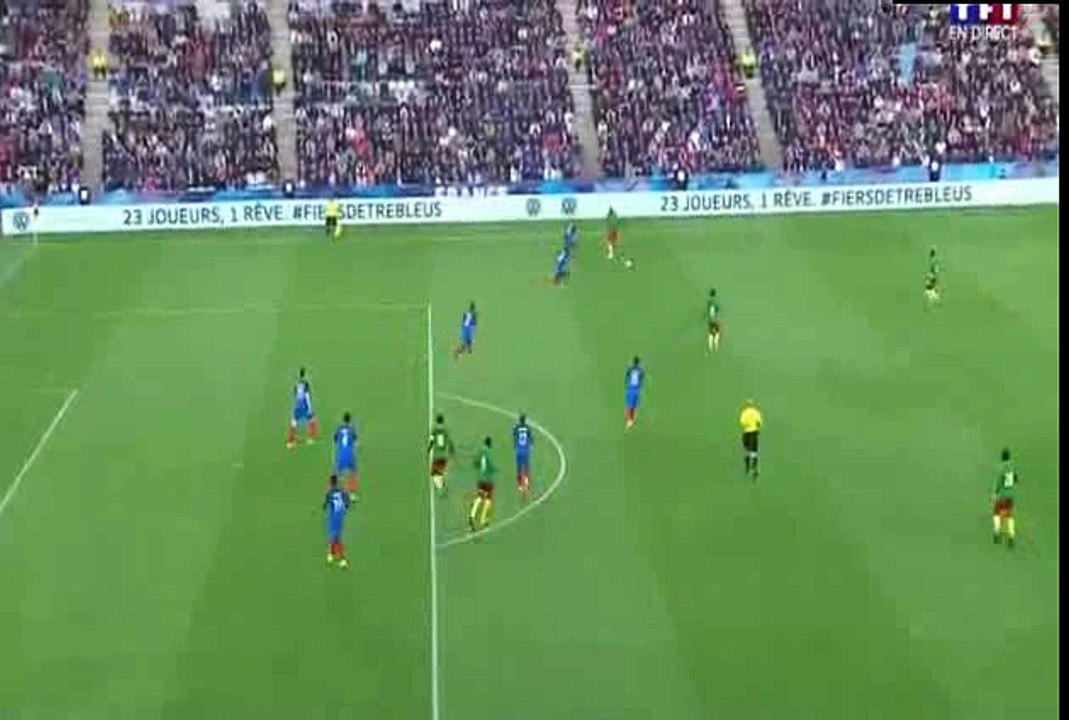 Vincent Aboubakar Goal 1-1 France vs Cameroon