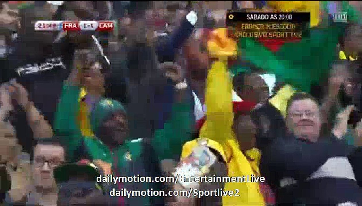 Vincent Aboubakar Goaaal France 1-1 Cameroon Friendly