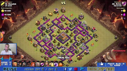 [GUIDE   TUTO] Valkyrie Golem Cochon HDV 8 HDV 9 - GOVAHO FR - Clash of Clans