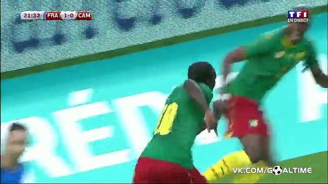 Vincent Aboubakar Goal HD - France 1-1 Cameroon 30.05.2016