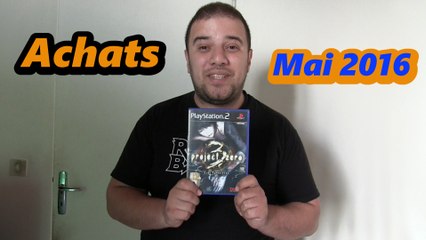 Achats du mois de mai 2016