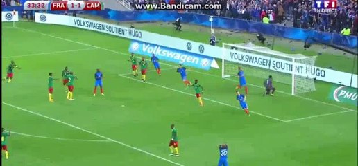 Dimitri Payet super Free Kick - France 1-1 Cameroon - 30-05-2016