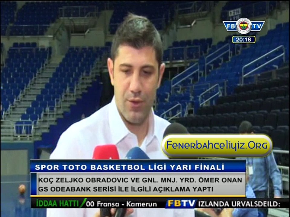 Ömer Onan: Biz FENERBAHÇEYİZ. HER YERDE HER ZAMAN oynarız. Biz Basketbolun içerisinde kalmaya çalışacağız.