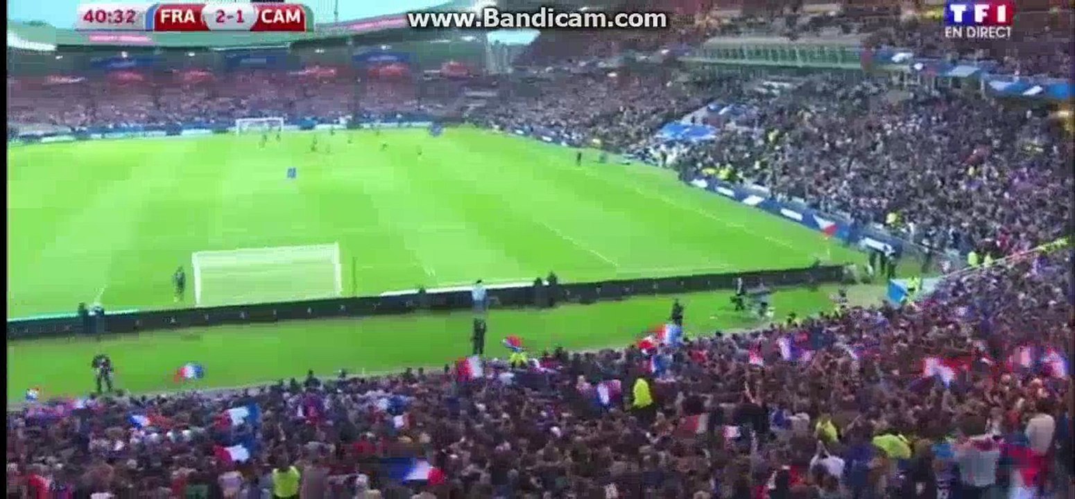 2-1 Oliver Giroud Goal - France 2-1 Cameroon - 30-05-2016