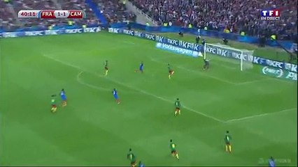 Pogba Super Assist 2-1 Giroud Goal - France vs Cameroon 30.05.2016 HD