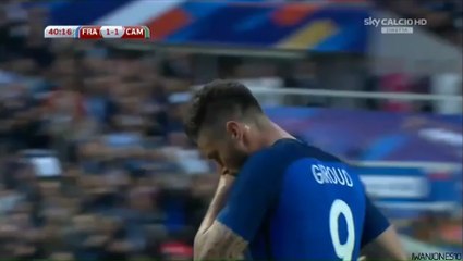 Olivier Giroud Lovely Volley Goal vs Cameroon (2-1) HD