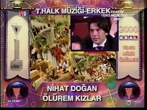 2000 Yılı En İyi Türk Halk Müziği Erkek Sanatçı Kral TV Video Müzik Ödülleri