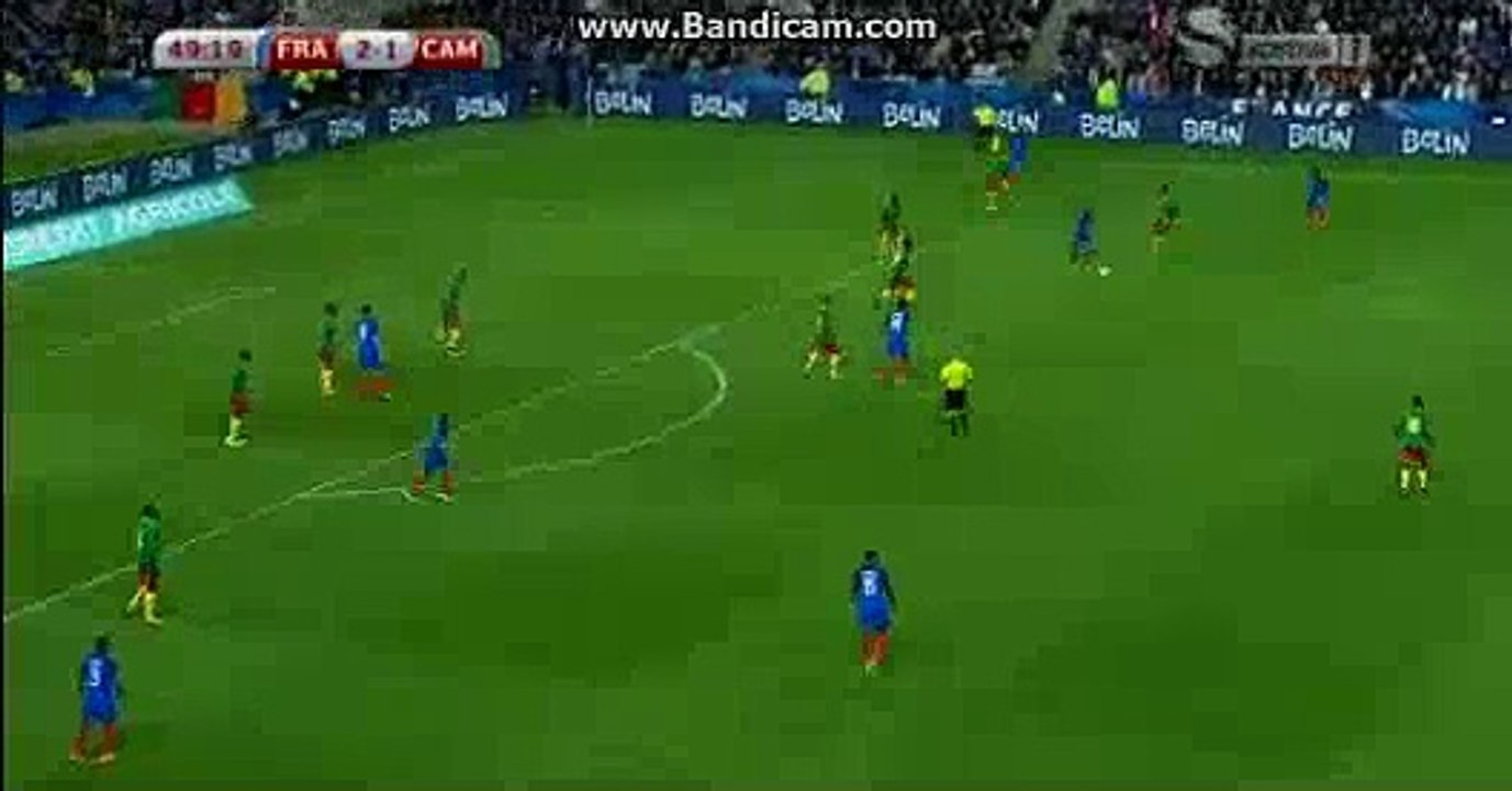 Oliver Giroud Fantastic GOAAAL - France 3-1 Cameroon 30-05-2016