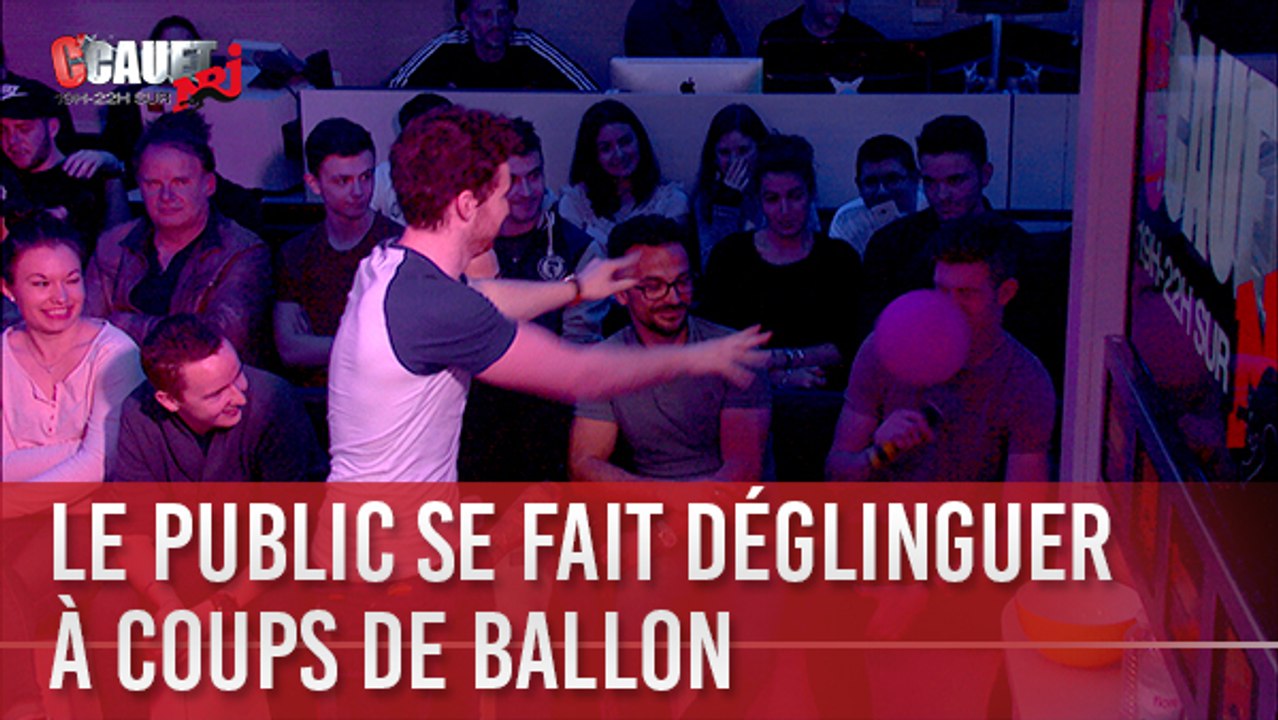 Le public se fait déglinguer à coups de ballon - C'Cauet sur NRJ