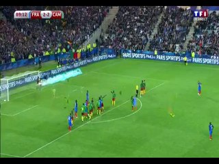 Goal Dimitri Payet - France 3-2 Cameroon (30.05.2016)