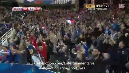 Dimitri Payet Supe GOAL France 3-2 Cameroon 30-05-2016 HD