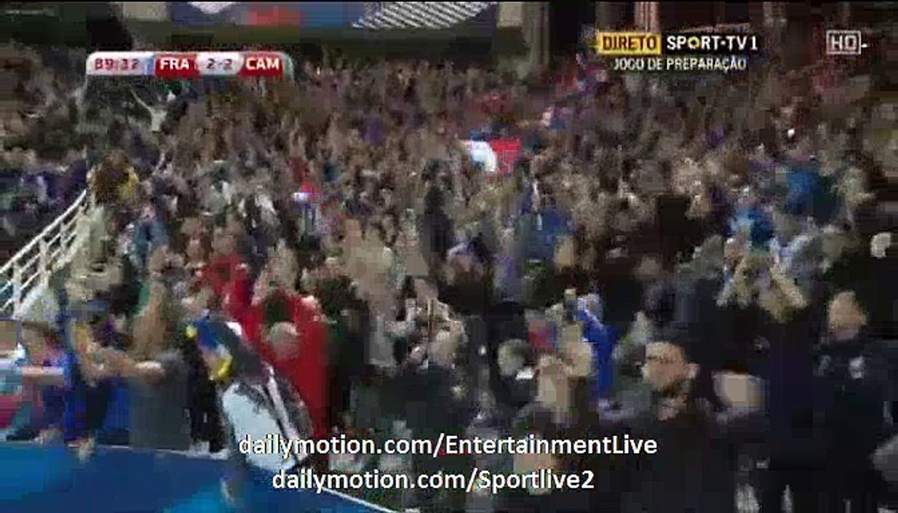 Dimitri Payet Supe GOAL France 3-2 Cameroon 30-05-2016 HD