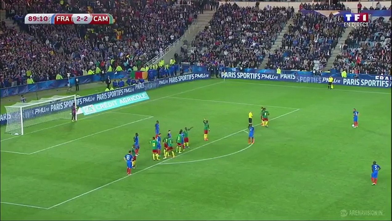 Dimitri Payet Goal HD - France 3-2 Cameroon 30.05.2016