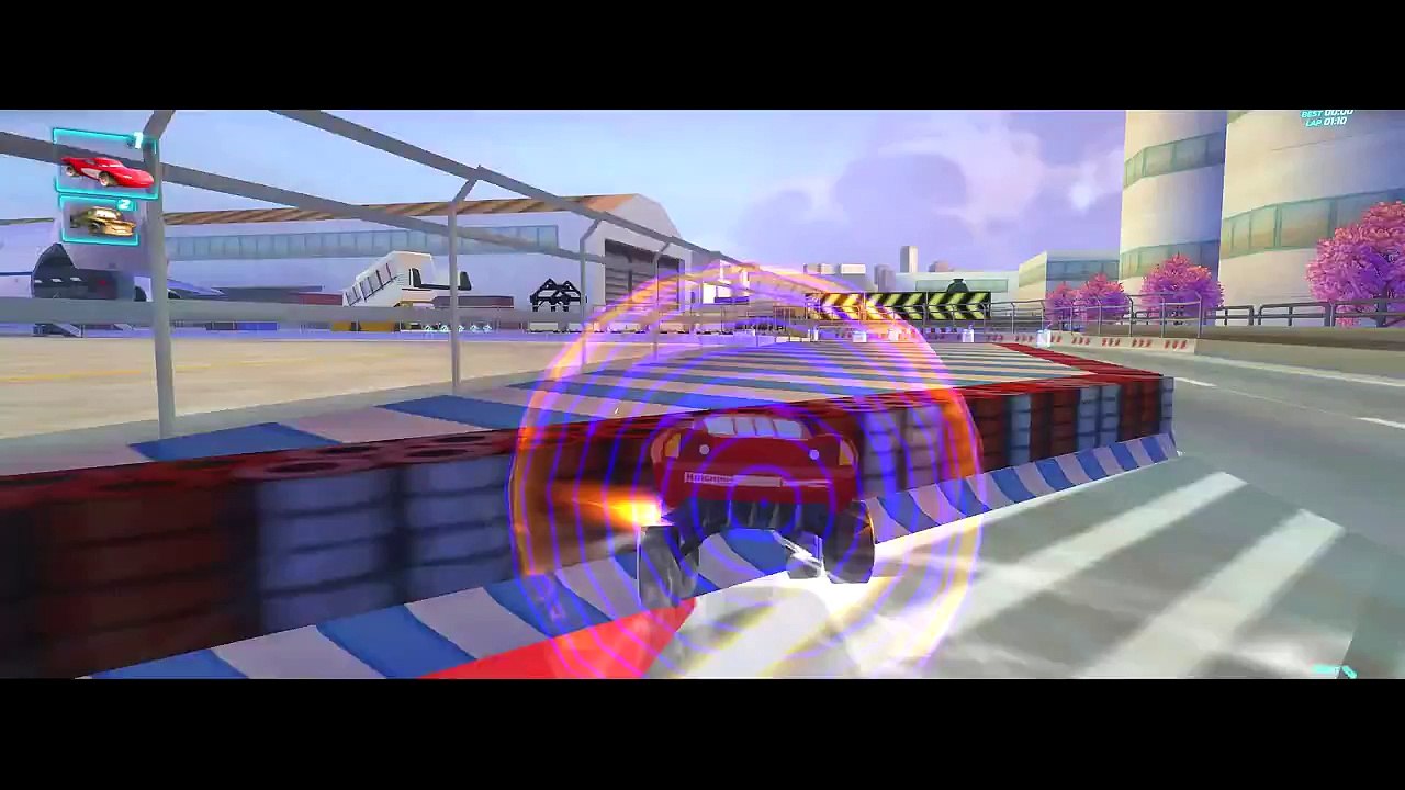 Disney Cars Pixar Lightning McQueen Cars 2 Races + Nursery Rhymes (Songs for Children with Action)