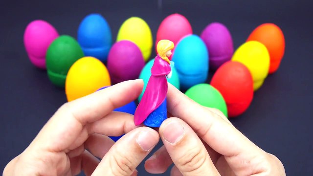 NEW Playdoh SURPRISE EGGS Lightning MCQUEEN CARS 2 Peppa Pig Toys (Playdough Videos for Children)
