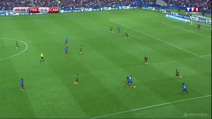 Pogba Super Assist 2-1 Giroud Goal - France vs Cameroon 30.05.2016 HD