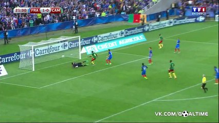 Vincent Aboubakar Goal HD - France 1-1 Cameroon - 30-05-2016
