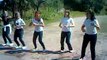 Adriele, Mayra, Bruna, Débora e Leticia dançando xibom bom bom 2