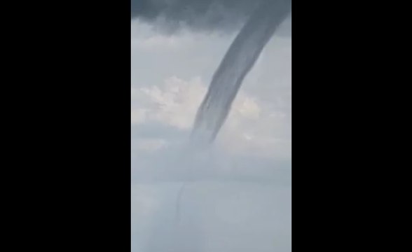 Rare Waterspout Swirls Off Australia's North Coast