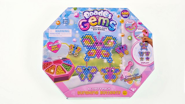 Beados Paquete de Actividades Gemas Mariposa Brillante Como Hacer Lindas Manualidades DIY Para Niños