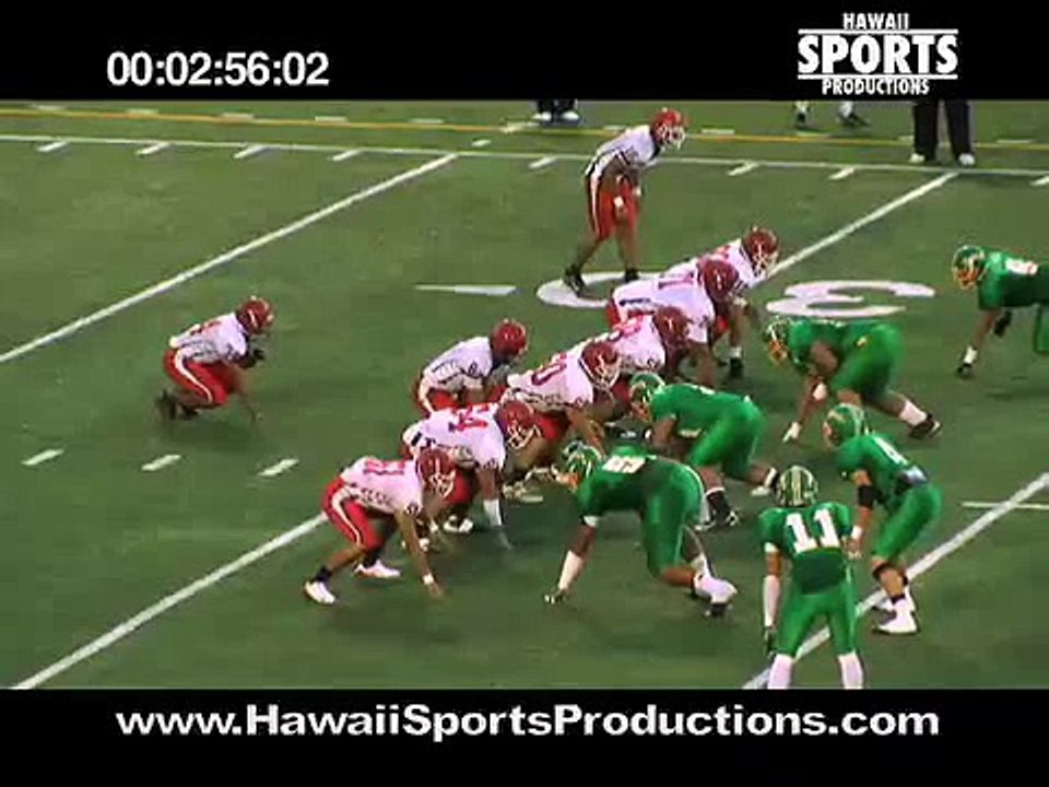 Kaimuki x Kahuku, Football, at Roosevelt, 9/27/08
