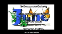 Welcome june Blessings & Prayers Wishes,Quotes,Sms,Greetings,Happy New Month Whatsapp Video