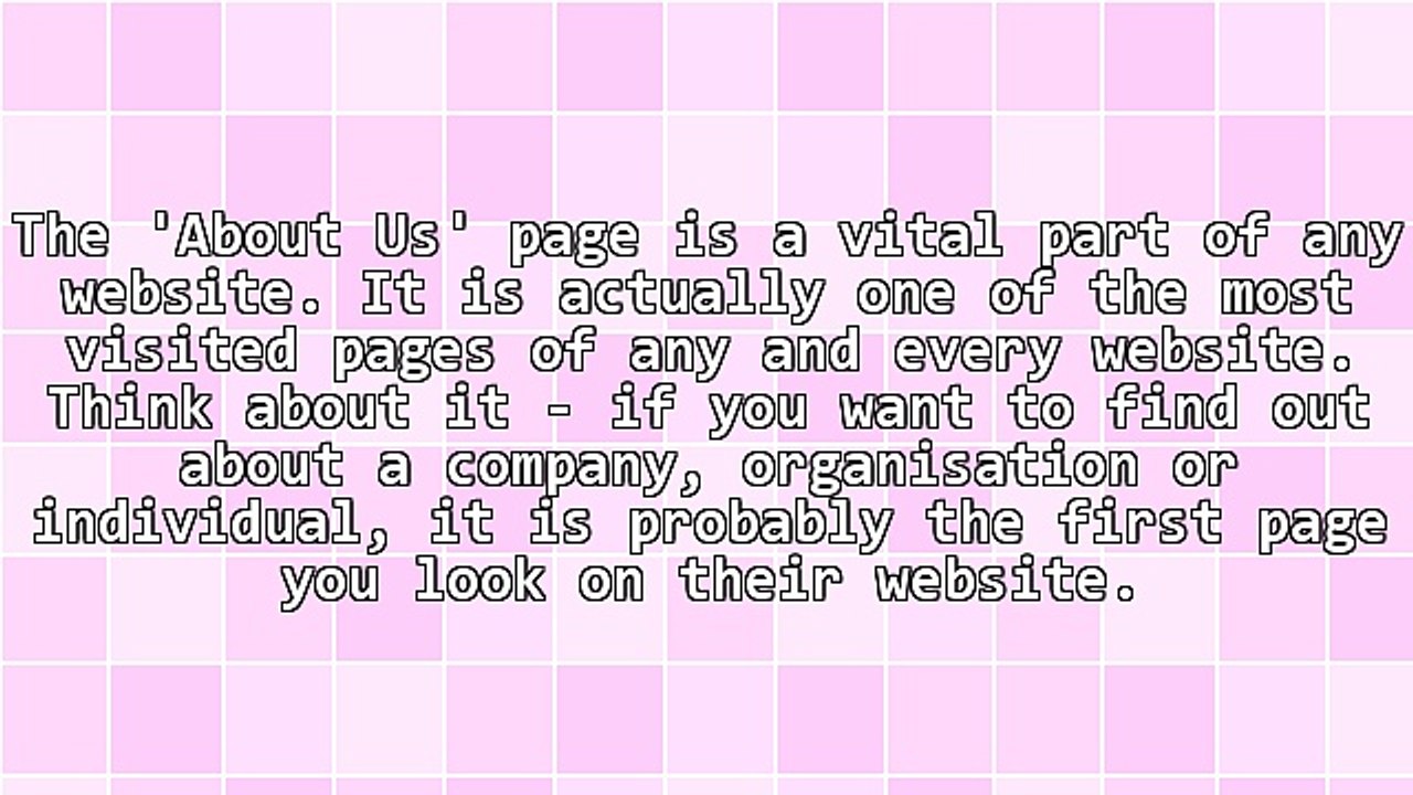 How To Make a Good "About Us" Page For Your Website