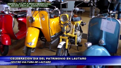 EXPOSICION DE MOTOS ANTIGUAS EN EL DIA DEL PATRIMONIO EN CENTRO DE CULTURA
