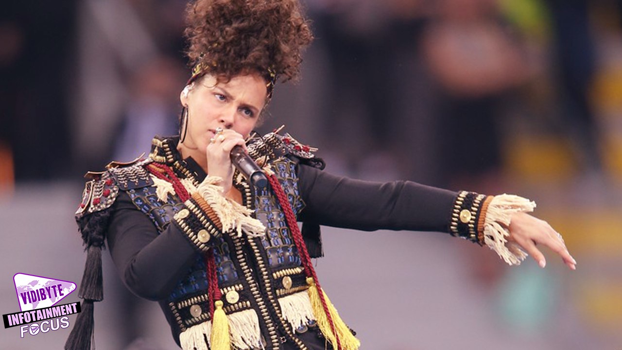 Alicia Keys Performs at UEFA Champions League Final
