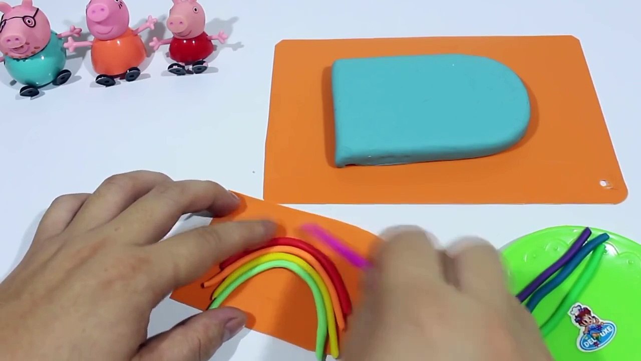 Play Doh - Peppa Pig Español Enjoy Rainbow Ice Cream Great Newly Created - Toys and me