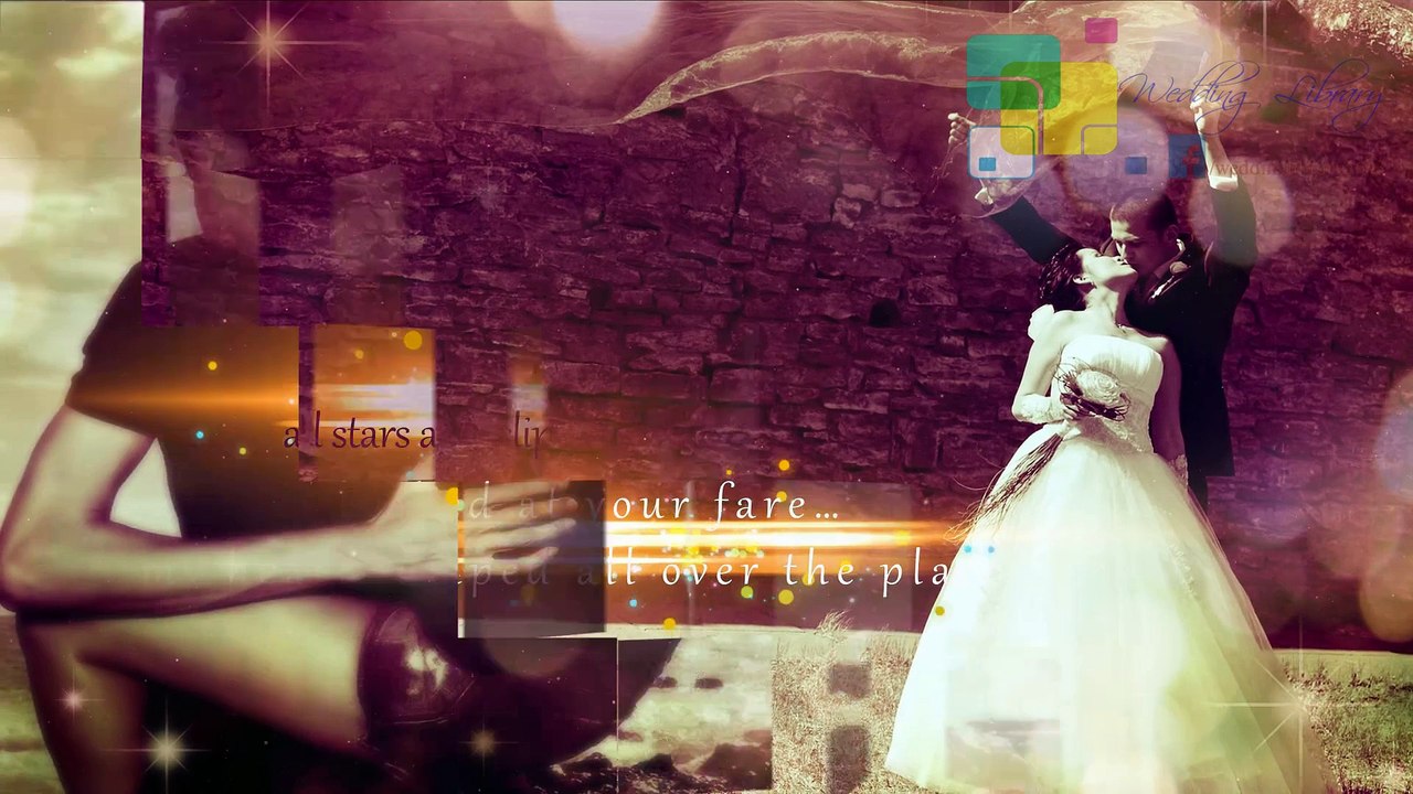 Wedding Library Videohive Golden Slides pack