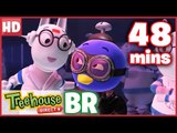 Os Backyardigans Episódios Para Crianças - A Fúria dos Robôs (Episódio Duplo) Compilação de 48 mins