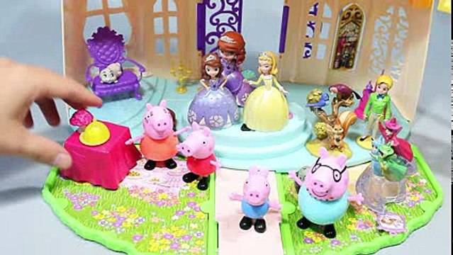 Disney Junior Sofia Frozen Elsa Doll Princess Toys 디즈니 주니어 겨울왕국 엘사 안나 Peppa pig