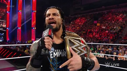 Roman Reigns wants Seth Rollins to prove he's not a coward- Raw, May 30, 2016