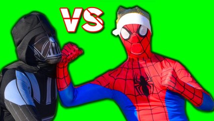 The Amazing Spiderman vs Darth Vader - Star Wars Superhero Battle Movie in Real Life! SHMIRL (1080p)