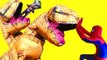 T-Rex Vs Spiderman Vs Joker - Dinosaur Attack Fun Superhero Movie in Real Life (720p)