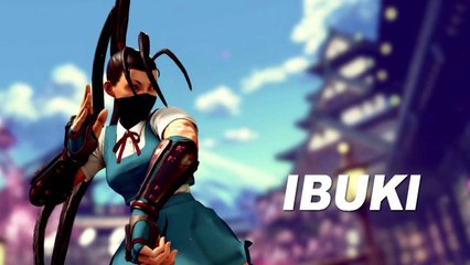 STREET FIGHTER V - Ibuki Gameplay Trailer - PS4