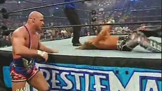 Kurt Angle vs Shawn Michaels Interpromotional Match WrestleMania 21