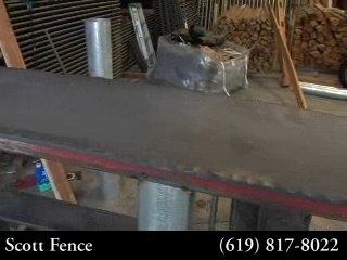 San Diego fencing, iron  - Scott Fence