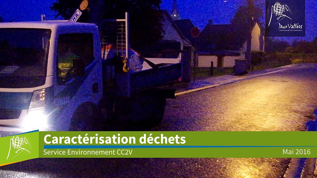 Operation de caracterisation des déchets