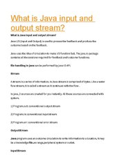 What_is_Java_input_and_output_stream_