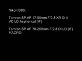 Test speed AF Tamron 17-50 2,8 VC -  Tamron 70-200 2,8 -  Nikon D80