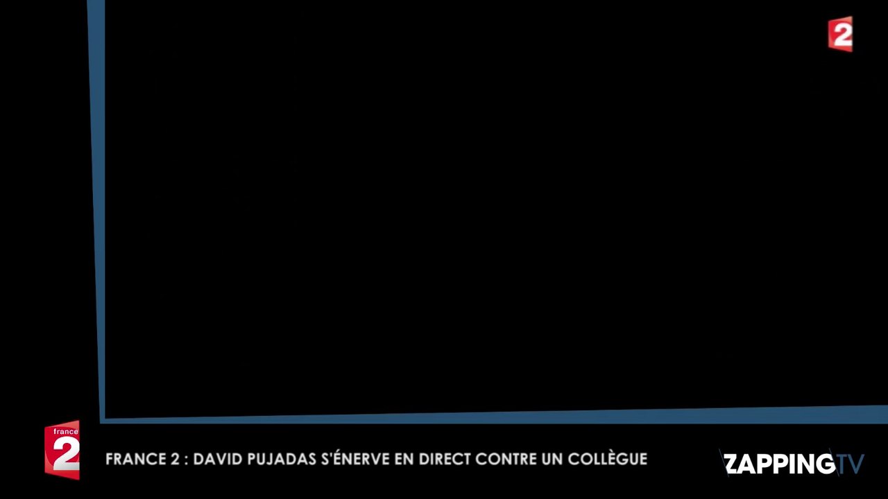 France 2 : David Pujadas s'énerve en direct contre un collègue pendant le JT (Vidéo)