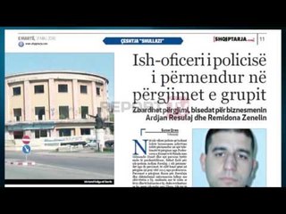 Report TV - Përgjimet/ Ish-oficeri i policisë i përmendur në grupin e Shullazit