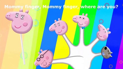 Peppa Pig Lollipop Finger Family \ Nursery Rhymes Songs for Children