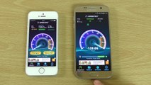 Apple iPhone SE vs Samsung Galaxy S7 - Speed Battery Test