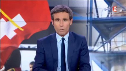 Quand David Pujadas pète un cable en plein JT !