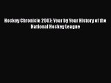 EBOOK ONLINE Hockey Chronicle 2007: Year by Year History of the National Hockey League  DOWNLOAD