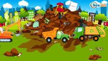 Car Cartoons compilation. Garbage Truck, Monster Truck, Racing Cars. Season 1. Episodes 17-20